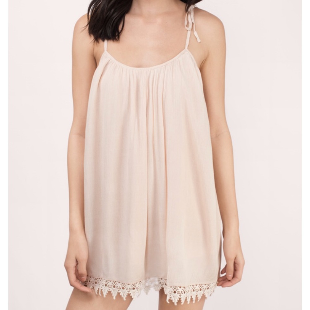 NO VALIDATION NEEDED BLUSH SHIFT DRESS